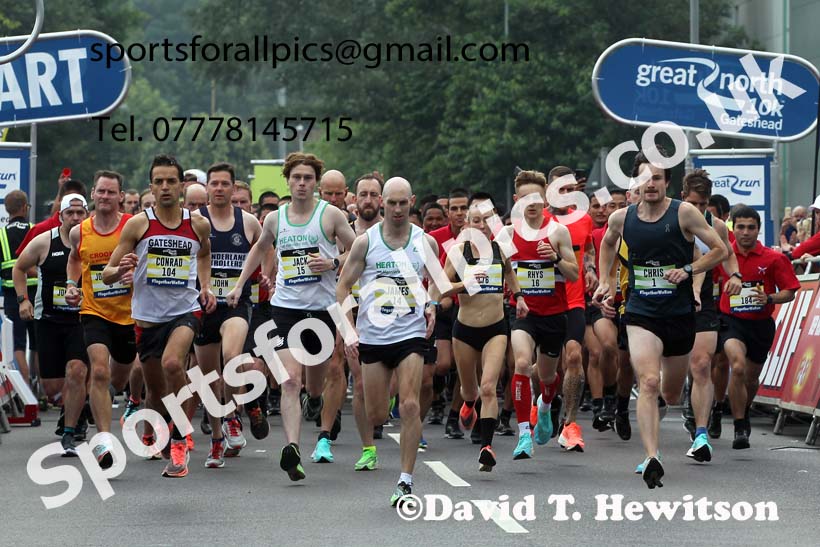 2021 Great North 10k, Gateshead. Photo: David T. Hewitson/Sports for All Pics